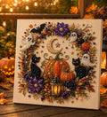 💥  👻✨ Halloween Pearl Art DIY Kit – Turn Tiny Pearls into Spooky-Cute Magic