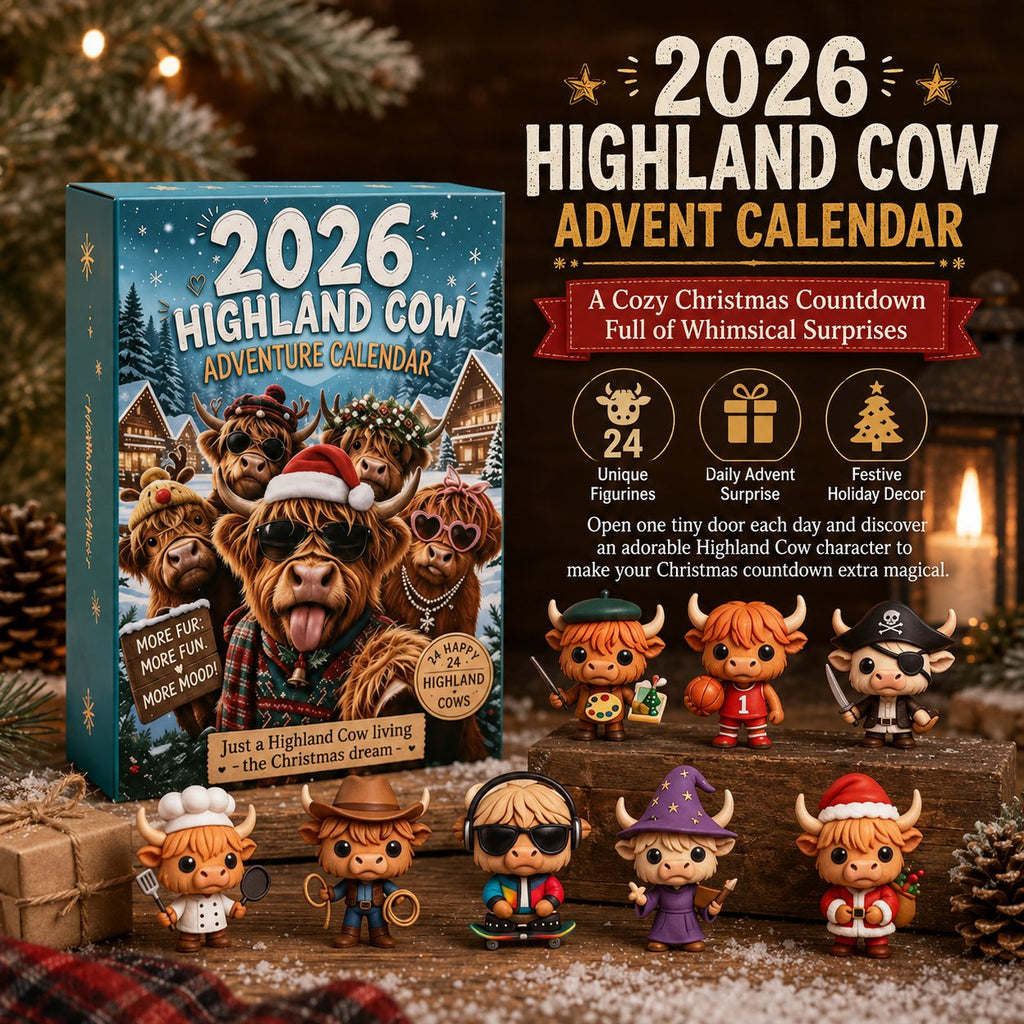 🎁2026 Highland Cow Advent Calendar | Every Day Brings New Surprises(📦Buy 2 Free Shipping)