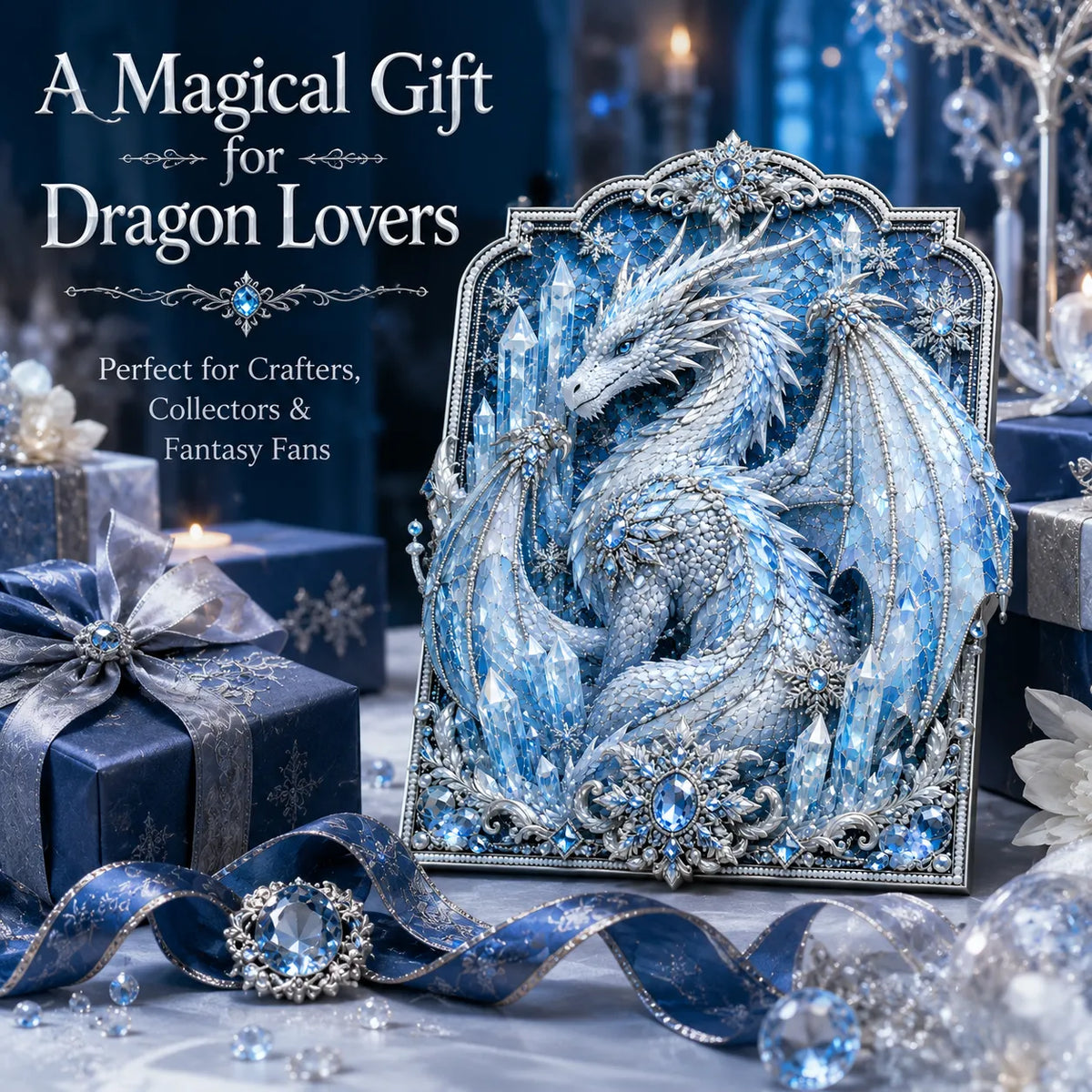 🐉 3D Layered Dragon Diamond Painting Kit