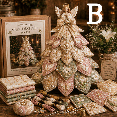49% Off Last Day - BUY 3 GET 1 FREE Religious-Themed Beaded & Quilted Christmas Tree DIY Kit