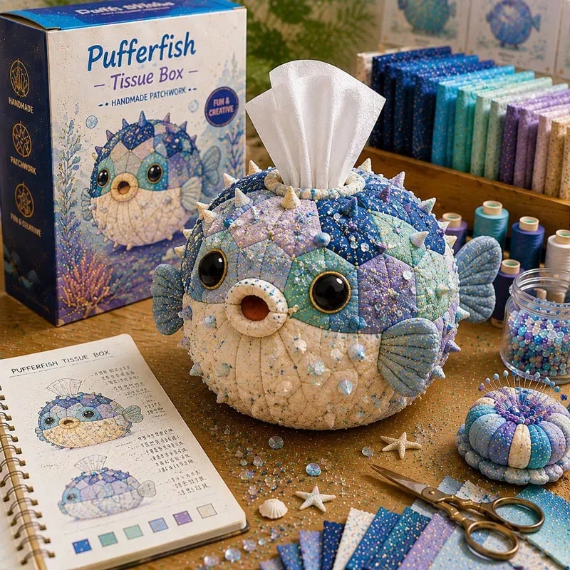 Crafty Critters DIY Tissue Box Kit – Fun Animal And Ocean Friends