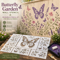 ⭐HOT SALE 49% OFF - 🌿Garden Bloom Wall Stencil Kit | DIY Garden Painting Templates for Every Space