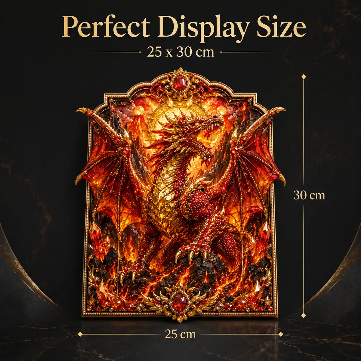 🐉 3D Layered Dragon Diamond Painting Kit