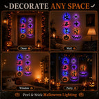 ✨30 Pcs Halloween LED Silhouette Wall Light Stickers