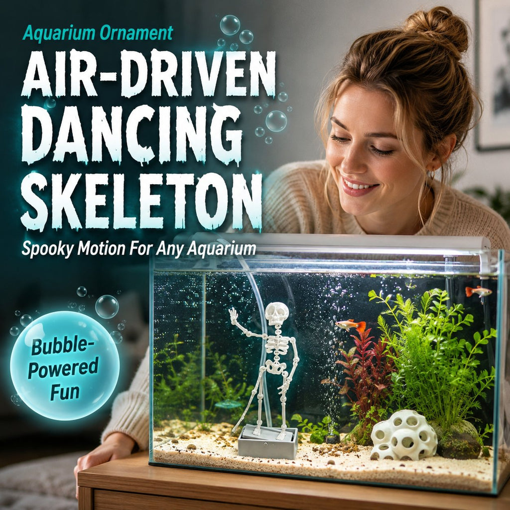 💀Air-Driven Dancing Skeleton Aquarium Ornament