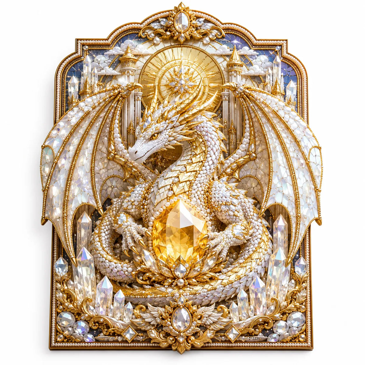 🐉 3D Layered Dragon Diamond Painting Kit