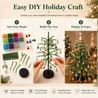 DIY Beaded Christmas Tree Kit – Sparkling Holiday Decoration