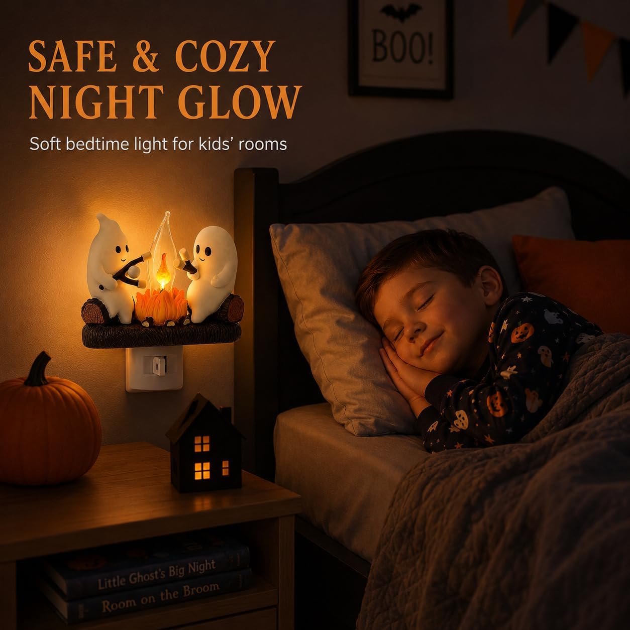 🎃Ghost Campfire Halloween Night Light