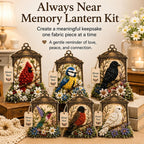 🕊️ Always Near 3D Fabric Poke Art Memory Lantern Kit
