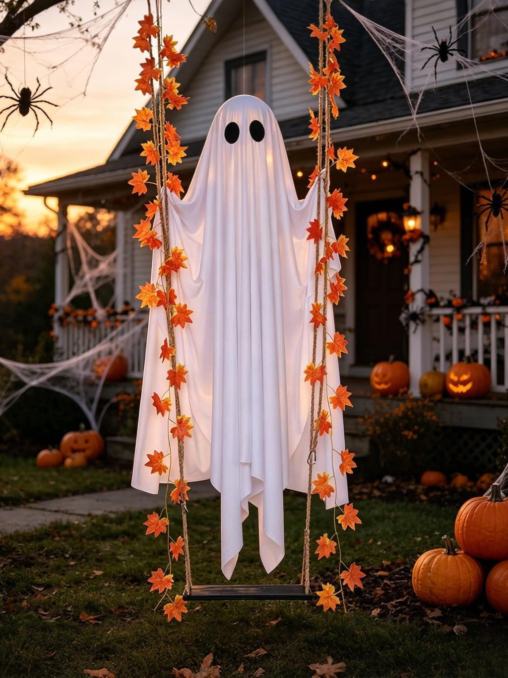 👻Giant Swinging Ghost Halloween Decoration