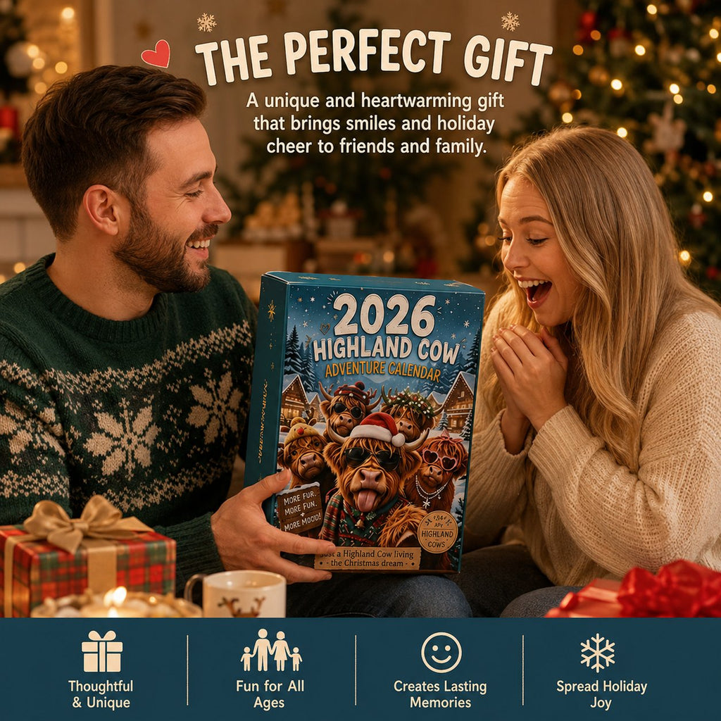 🎁2026 Highland Cow Advent Calendar | Every Day Brings New Surprises(📦Buy 2 Free Shipping)