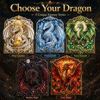 🐉 3D Layered Dragon Diamond Painting Kit