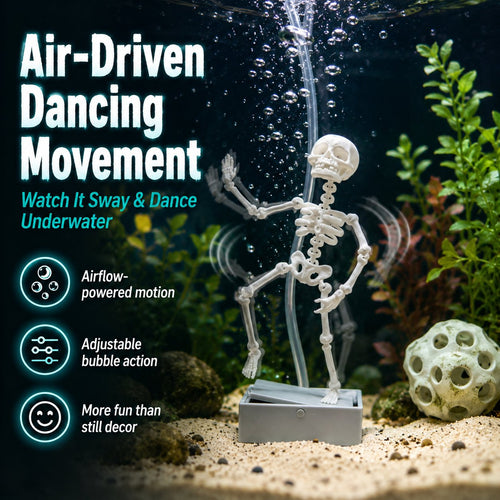 💀Air-Driven Dancing Skeleton Aquarium Ornament
