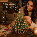 DIY Beaded Christmas Tree Kit – Sparkling Holiday Decoration