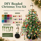 DIY Beaded Christmas Tree Kit – Sparkling Holiday Decoration