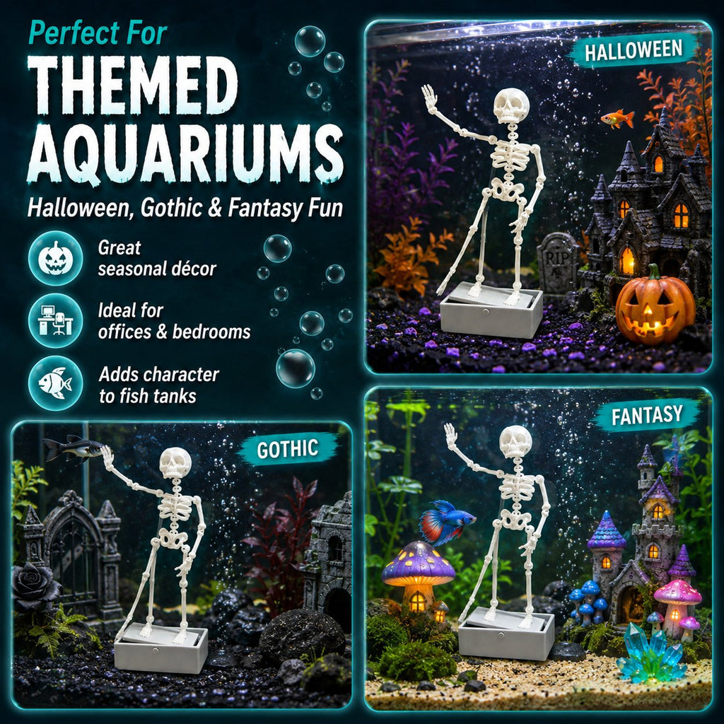 💀Air-Driven Dancing Skeleton Aquarium Ornament