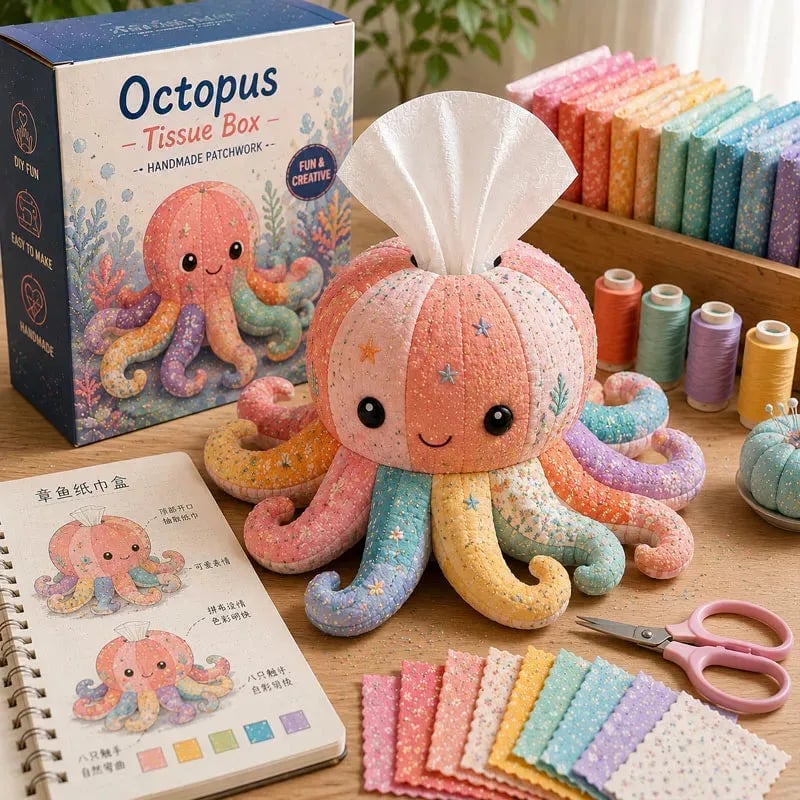 Crafty Critters DIY Tissue Box Kit – Fun Animal And Ocean Friends