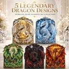 🐉 3D Layered Dragon Diamond Painting Kit