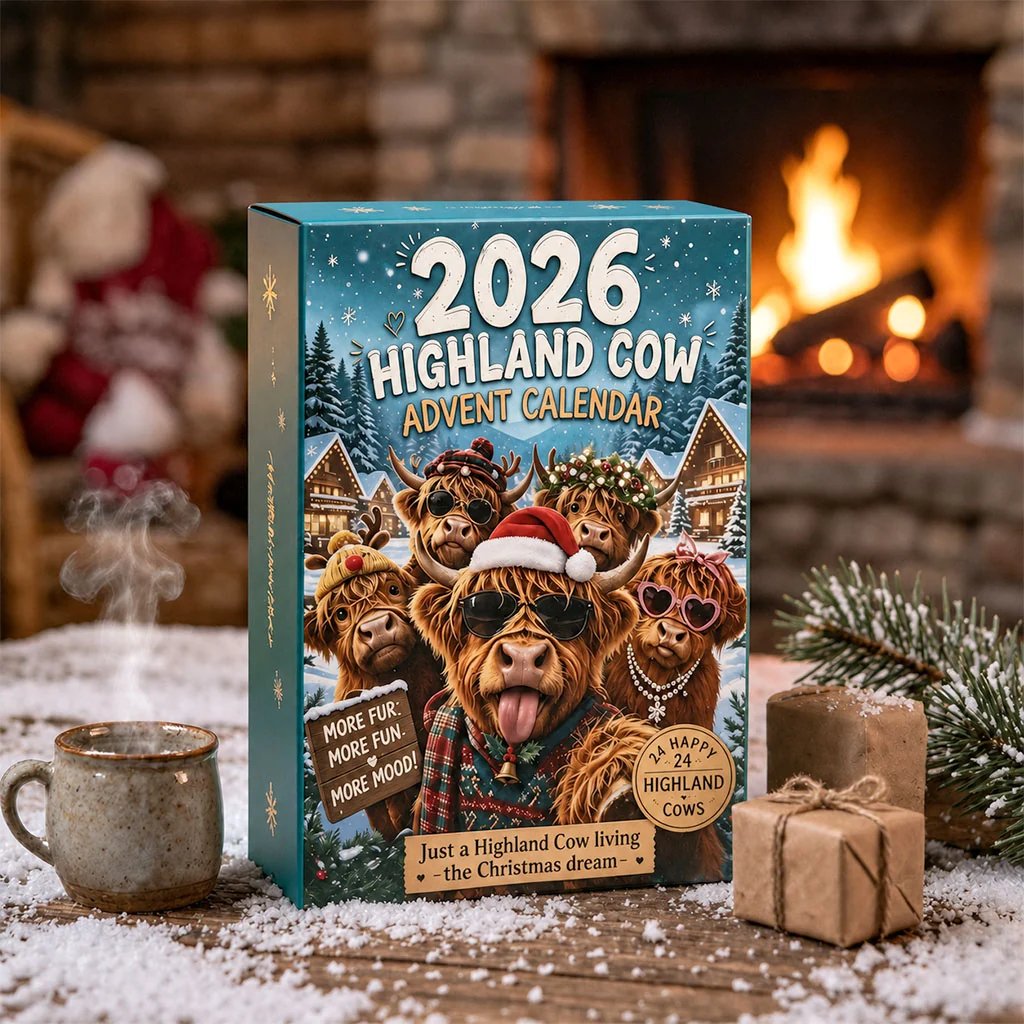 🎁2026 Highland Cow Advent Calendar | Every Day Brings New Surprises(📦Buy 2 Free Shipping)