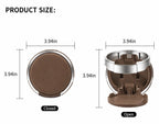 Foldable Hook-On Car Cup Holder – Chestnut Brown