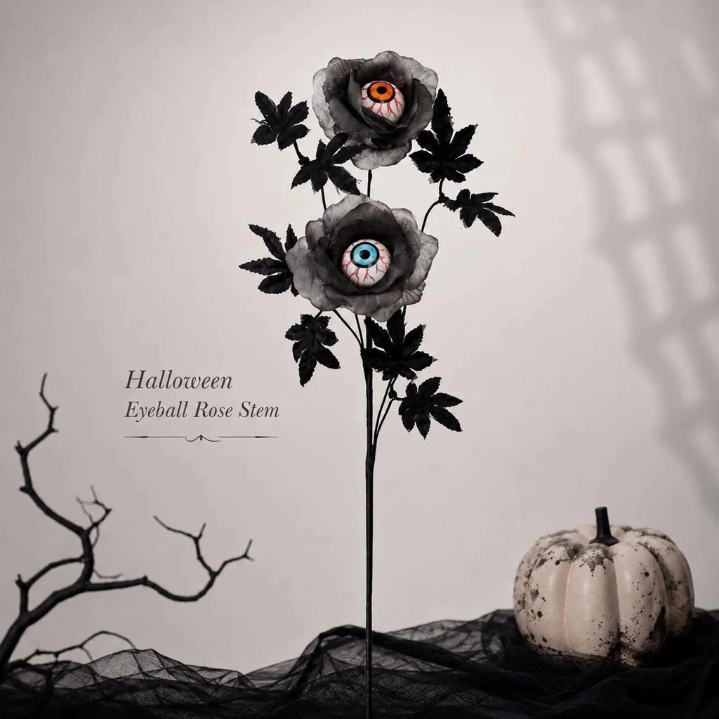 👁️✨ Dark Gothic Rose Decor – A Spooky Halloween Statement Piece for Your Home