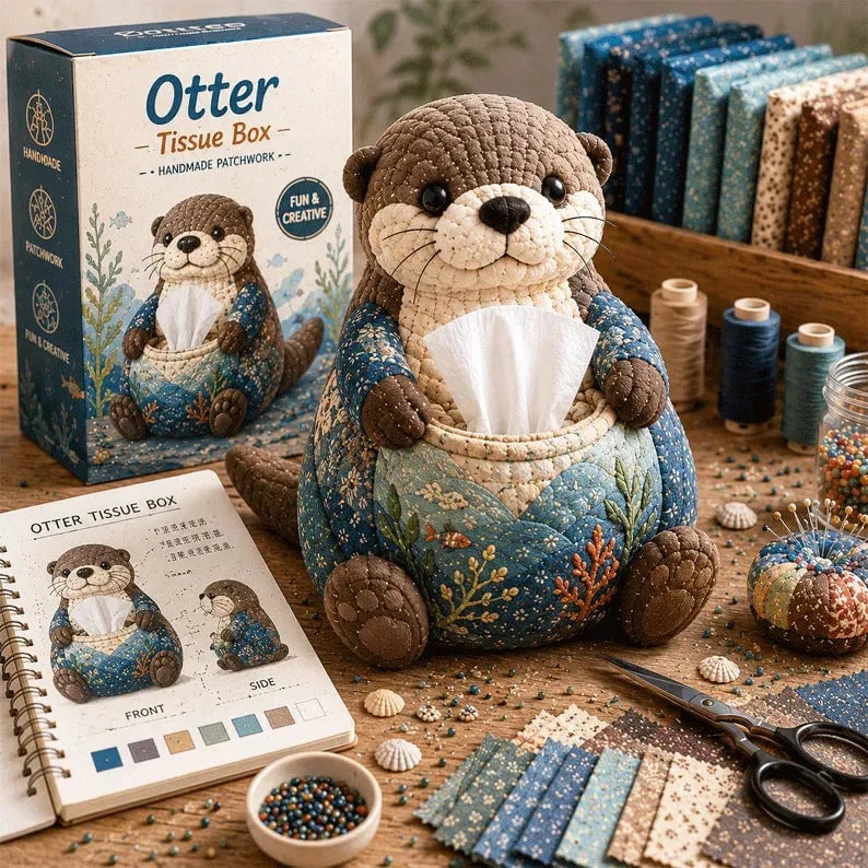 Crafty Critters DIY Tissue Box Kit – Fun Animal And Ocean Friends
