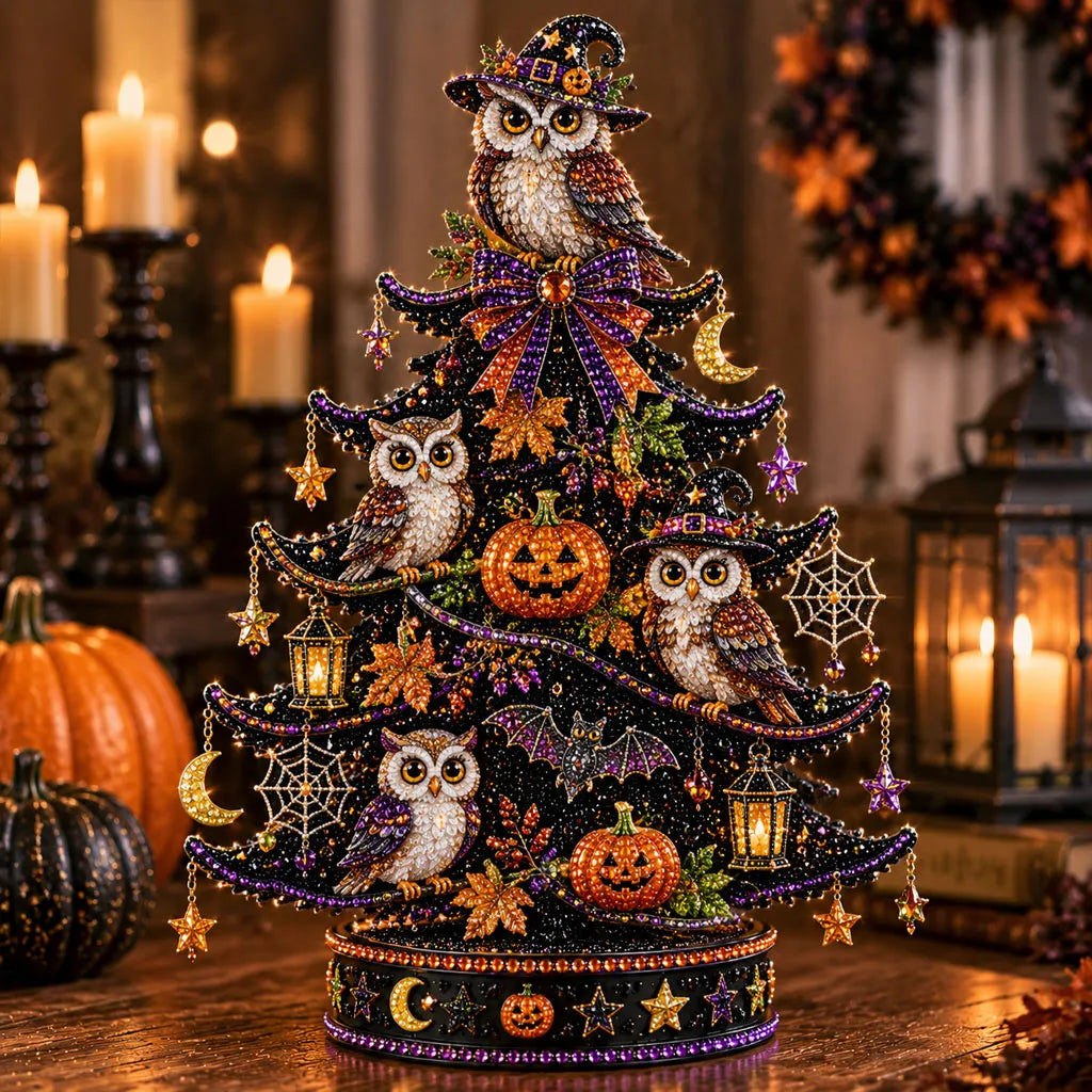 Halloween Tree Diamond Painting DIY Kit