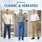 Men's Classic Straight Fit Stretch Jeans
