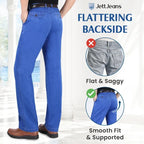 Men's Classic Straight Fit Stretch Jeans